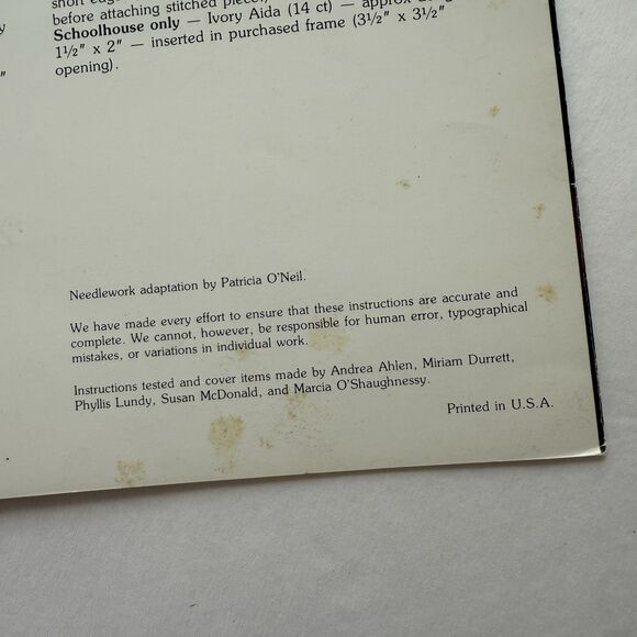 Vtg Leisure Arts A Teacher is… Kathie Rueger Cross Stitch Pattern Leaflet 612 - Picture 5 of 5